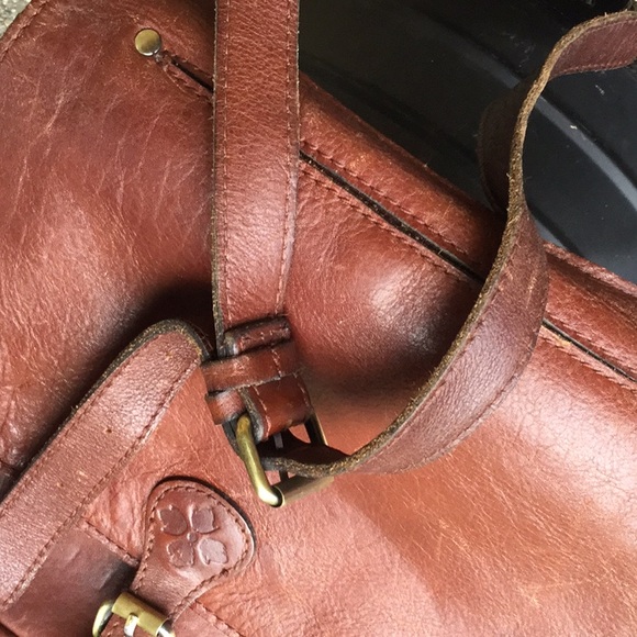 Patricia Nash vintage leather purse bag crossbody travel club vacay western - Picture 5 of 14